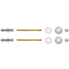 Parafuso Latão para Fixação Vertical de Bacia, Bidê e Mictório Bucha 10 Cartela com 2 Peças CELITE / REF. 3009759000100