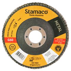 Disco Flap de Lixa G60 Metalúrgica STAMANCO /REF.7067