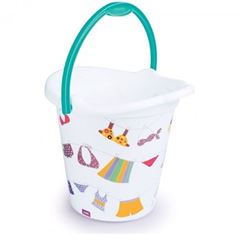Balde de Plástico 12 Litros Decorada - Ref.004401 - PLASÚTIL 