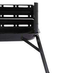 Churrasqueira em Aço com Espeto e Grelha Montana Preto - Ref.003005 - MOR