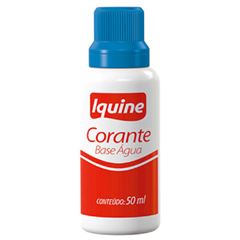 Corante Líquido Base Água Azul 50ml - Ref.185405230R - IQUINE