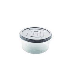 Pote Plástico Redondo 900ml Clic com Tampa de Rosca - Ref.004646 - PLASUTIL