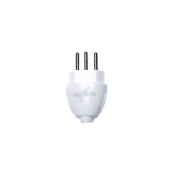 Plug Macho 250v 2P+T CIL 10A Branco - Ref.DN1594 - DANEVA