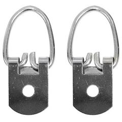 Suporte em Aço para Quadro Reforçado 1 Furo Cartela com 2 peças Viva - Ref. 9080 - BEMFIXA 