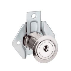 Fechadura para Gaveta 302 31mm Niquelado CCSD STAM / REF. 12209