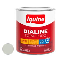 Tinta Esmalte Alto Brilho 900ml Dialine Base Água Branco Gelo IQUINE / REF. 234200304