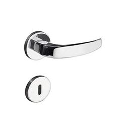 Fechadura Interna Alavanca Roseta 803/31I Redonda Inox Escovado