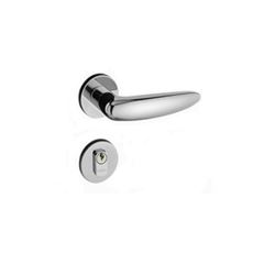 Fechadura WC Alavanca Roseta 692/80B Erich Zamac Cromado - Ref. 54020066 - PADO