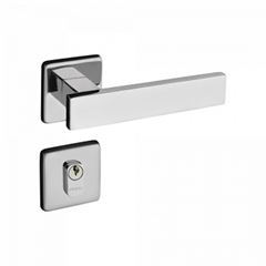 Fechadura Inox Interna Alavanca/Roseta Retro 583-90I Inox Polido - Ref.54018624 - PADO