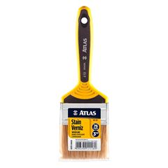 Trincha Dupla Stain Verniz de Cerdas Brancas 2.1/2 Polegadas ATLAS/ REF. 419/6