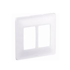 Placa Zeffia 4x4 s 3+3 Posto Horizontal Branco - Ref. 680176 - PIAL