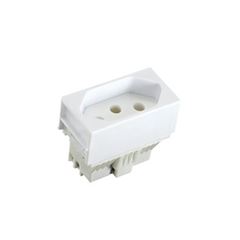 Tomada Módulo Slim 1m 2p+T 20A Branco - Ref. 81141 - ILUMI