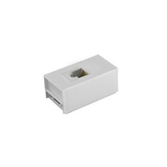 Tomada para Telefone Slim 1m RJ11 Branco - Ref. 8161 - ILUMI