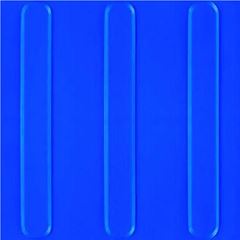 Piso Tátil 25x25 Direcional Azul Royal KAPAZI / REF. 410113