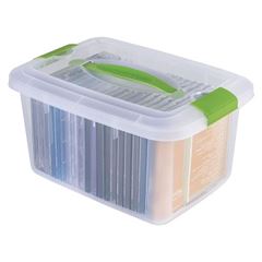 Caixa Plástica 5,2 Litros Box Vision Com Alça - Ref.002325 - PLASUTIL