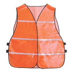Colete Jaqueta Impermeável de Segurança G com Refletivo Laranja e Branca PLASTCOR / REF. 700.30349