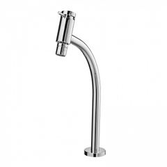 Torneira para Cozinha em Metal de Mesa Bica Alta Basic Cromado - Ref. B5004C7CRB - CELITE