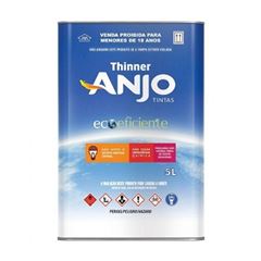 Thinner 2750 Ecoeficiente Solvente 5L Incolor ANJO / REF. 023634-28 