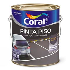 Tinta Acrílica Fosca Pinta Piso 3,6L Vermelho Segurança CORAL / REF. 5207147