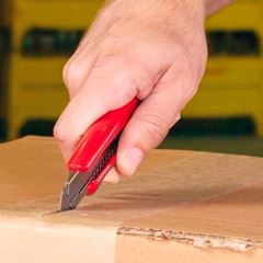 Estilete ABS 18mm Exact  Parafuso Vermelho - Ref.KUX030-S - STARRET