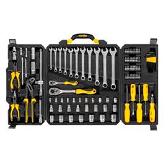 Kit de Ferramentas Cromo Vanádio com 110 Peças - Ref.3599110104 - VONDER