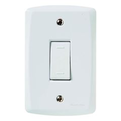 Interruptor 4X2 Simples Paralelo 10A/250V Lux2 Branco - Ref. 57145/002 - TRAMONTINA