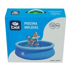 Piscina Inflável PVC 1000 Litros 168x51cm - Ref. 100000 - BELFIX