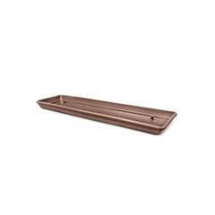 Prato Plástico 75x20cm Vaso Jardineira Retangular Tabaco - Ref.6000203-21 - NUTRIPLAN