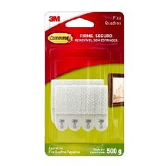 Fixador Adesivo para Quadros e Objetos com 4 Pares Pequenos Command 3M / REF. H0002316810