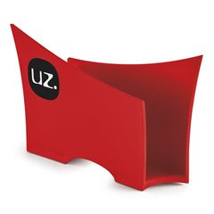 Porta Guardanapo Plástico Vermelho - Ref. UZ320-VM - UZ