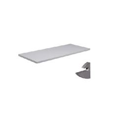 Prateleira Mdf 20x40cm Concept com Suporte Branco - Ref.08850.010 PRAT-K