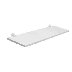 Prateleira de MDF 20x60cm com Suporte Concept Branco - Ref.08850.020 - PRAT-K