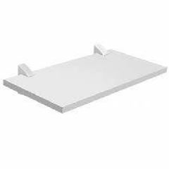 Prateleira de MDF 25x80cm com Suporte Concept Branco - Ref. 08850.070 - PRAT-K