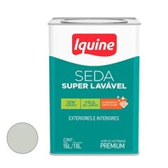 Tinta Acrílica Acetinada 18L Seda Super Lavavel Branco Gelo IQUINE / REF. 262300305