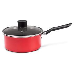 Panela Tampa Garlic 18 x 8cm 1,75L Vermelha BRINOX / REF. 7001/357