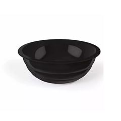Saladeira Plástica Gomada 4 Litros Preta - Ref.UZ196-PR - UZ