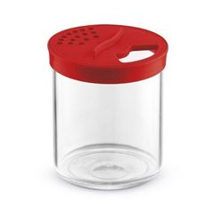 Farinheiro Plástico Pequeno Vermelho - Ref.UZ305-VM - UZ