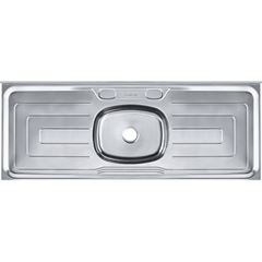 Balcão Inox 140x53x13 1 Cuba Oval Escorredor - Ref.14627 - FRANKE 