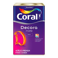 Tinta Acrílica Fosca 18 Litros Decora Branco Gelo - Ref. 5239243 - CORAL