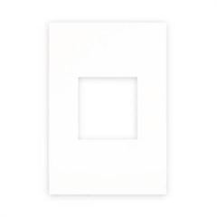 Placa Arteor 4x2 2 Postos Quadrada White - Ref. 582563B - PIAL