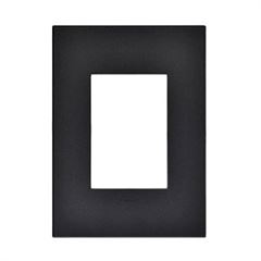 Placa Arteor 4X2 3 Postos Quadrada Graphite - Ref. 583763B - PIAL