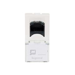 Tomada Módulo Arteor RJ45 CAT5E Quadrada Branca - Ref. 572303B - PIAL