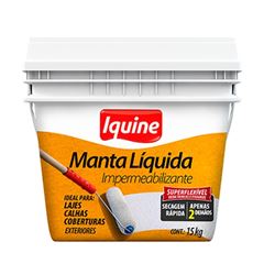 Impermealizante Acrílico Manta Líquida Branca 15kg - Ref.245300024 - IQUINE