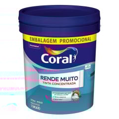 Tinta Acrílica 20 Litros Fosca Rende Muito Branco - Ref.5266120 - CORAL