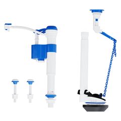 Kit de Mecanismo para Caixa Acoplada Completo Universal Acionador Superior - Ref.340215-46 - BLUKIT