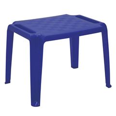 Mesa Infantil Plástica 50x65cm Retangular Dona Chica Azul - Ref.92320/070 - TRAMONTINA
