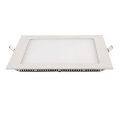 Painel LED em Alumínio de Embutir Quadrado 24W Bivolt 3000k Branco BLUMENAU ILUMINAÇÃO / REF. 80463004