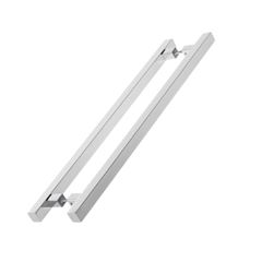 Puxador Inox 600mm Quadrado Polido 304 - Ref.76075 - STAM