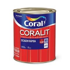 Tinta Esmalte Sintético Brilhante Coralit Secagem Rápida 900ML Azul França CORAL/ REF. 5202948