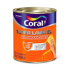 Tinta Acrílica Eggshell Super Lavável 3,6L Branco CORAL/ REF. 5273335